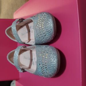 Sparkly Blue Kids Shoes